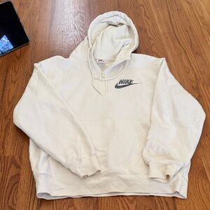 Supreme Nike Half Zip Hooded Sweatshirt size small